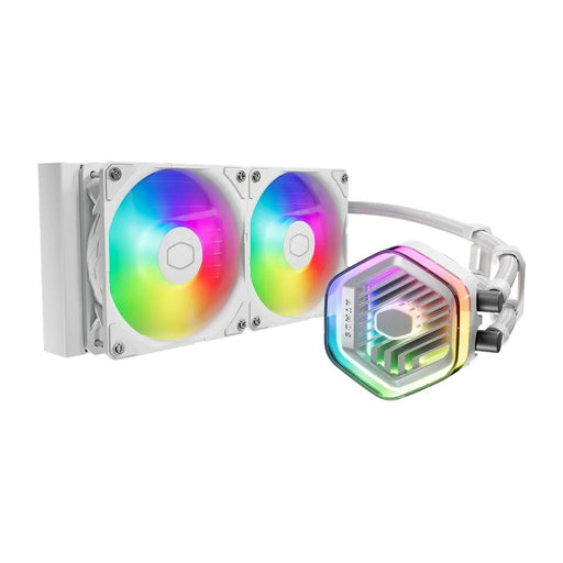 Cooler Master Cool MLX-D24M-A25PZ-RW Masterliquid 240 ATMOS ARGB. 4-pin. 2x 120 mm. 690-2500 U min