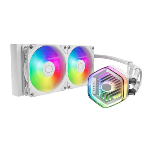 Cooler Master Cool MLX-D24M-A25PZ-RW Masterliquid 240 ATMOS ARGB. 4-pin. 2x 120 mm. 690-2500 U min