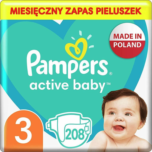 Pampers pants young girl 3 204 piece (E)