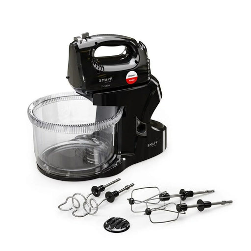 Hand mixer with bowl smapp black 4518