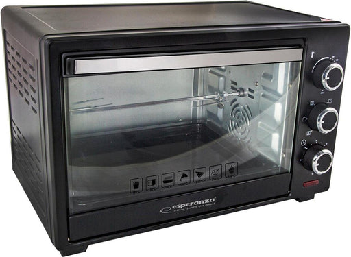 Esperanza EKO006 mini oven with circulating air and spit 25 L 1600W black