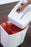 HSM PURE 220 file destroyer with particle cut p-4. 4 x 25 mm. Up to 7 sheet. White