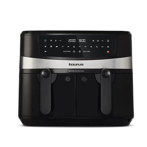 Taurus Digital Duo 2600W 45l X2 hot air fryer 9 liters    EU plug black 9 liters