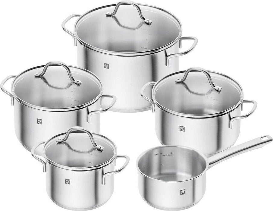 Twilding TrueFlow - around - silver - stainless steel - silver - stainless steel - ceramic - gas - halogen - induction - sealed plate (66920-005-0)