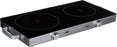 Heinrichs - hob dede ceramic hob with infrarede. 2 electrical cooktops for all pots and pans DE DE camping. Kitchen. Outdoor