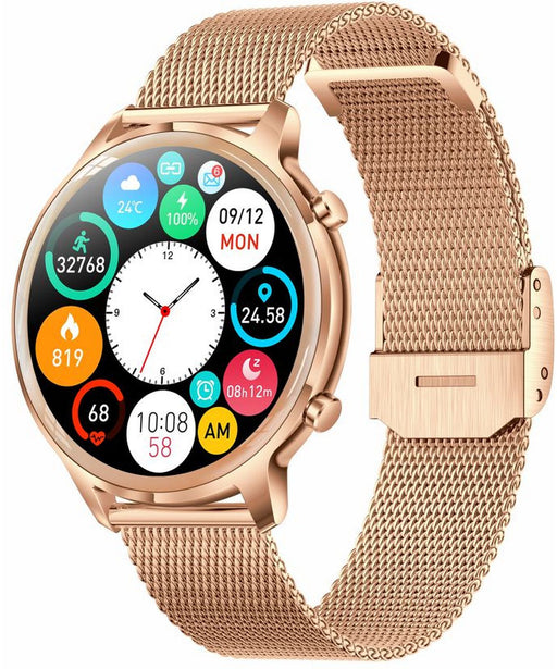 Manta Kelly women smartwatch gold steel