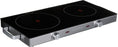 Heinrichs - hob dede ceramic hob with infrarede. 2 electrical cooktops for all pots and pans DE DE camping. Kitchen. Outdoor
