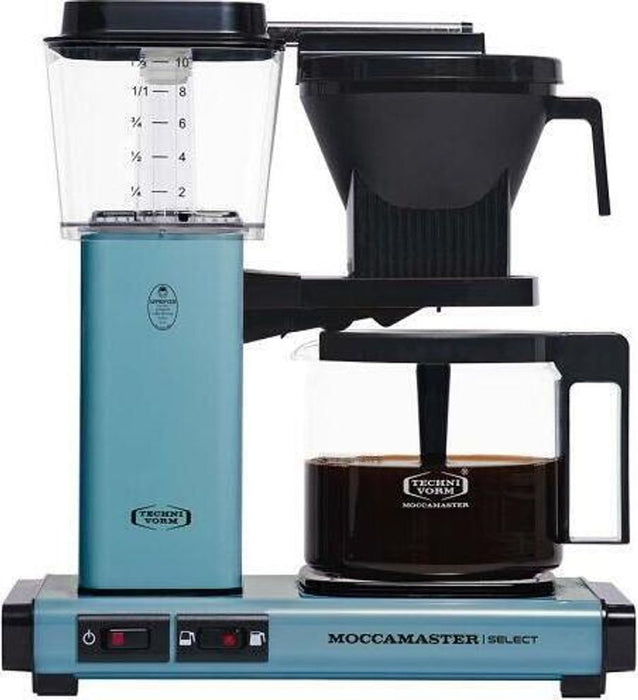 Moccamaster KBG Select coffee machine blue. 4-10 cups
