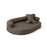 Gogift brown oval pet sofa 100 x 65 x 10 cm