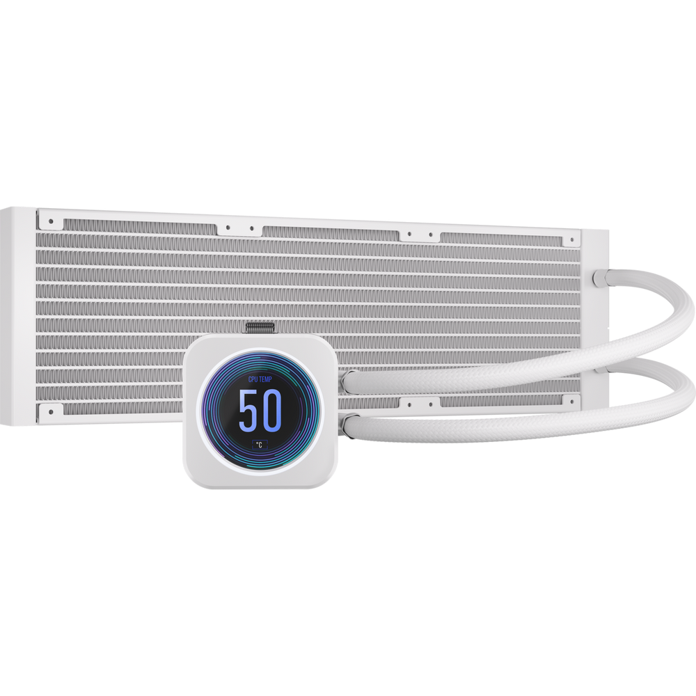 Corsair CW-9060077-WW computer cooling system processor all-in-one liquid cooler 12 cm white 1 piece (E)