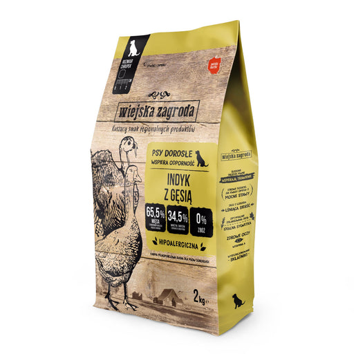 Wiejska Zagroda dog dry food turkey with goose 9kg