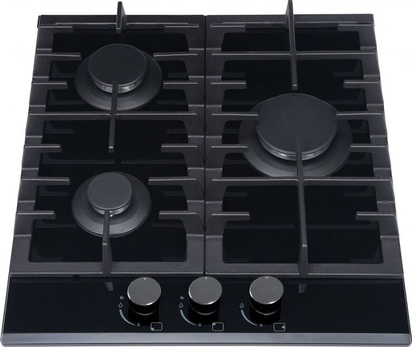 MPM 45-GMH-16 black integrated 45 cm gas cooking point DE 3 zone (N)