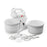 SMAPP 2-bowl hand blender white