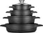 SMILE MGK-17 Soup pot black aluminum