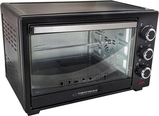 Esperanza EKO006 mini oven with circulating air and spit 25 L 1600W black