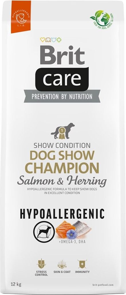 Brit Care Dog Hypoallergenic Dog Show Champion variants 12 kg
