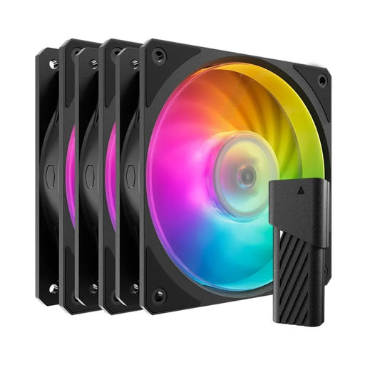 Cooler Master MFZ-M2DN-243P2-R1 computer cooling system computer housing air cooling 12 cm black 3 piece (E) (MFZ-M2DN-243P2-R1)