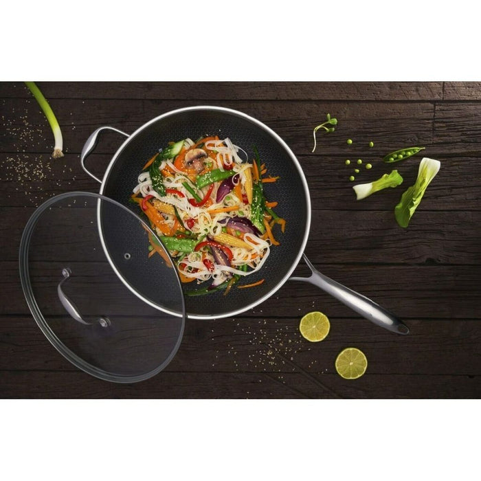 Koersen frying pan 71111 black silver stainless steel aluminum Ø 32 cm