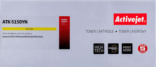 Activejet Kyocera TK-5150y compatible ink cartridge      One size
