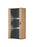 Soho hanging cabinet oak lefkas    black