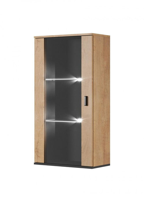 Soho hanging cabinet oak lefkas    black