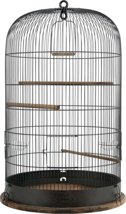 Zolux Retro Marthe bird cage black    black one size