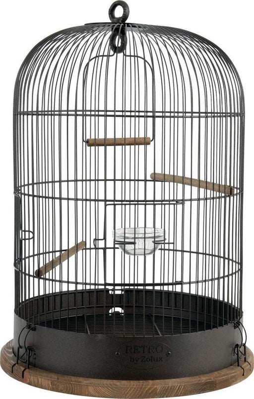 Zolux Retro Lisette bird cage black    black one size