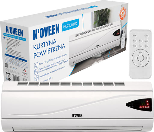 Noveen HC2200 heating curtain LED remote control