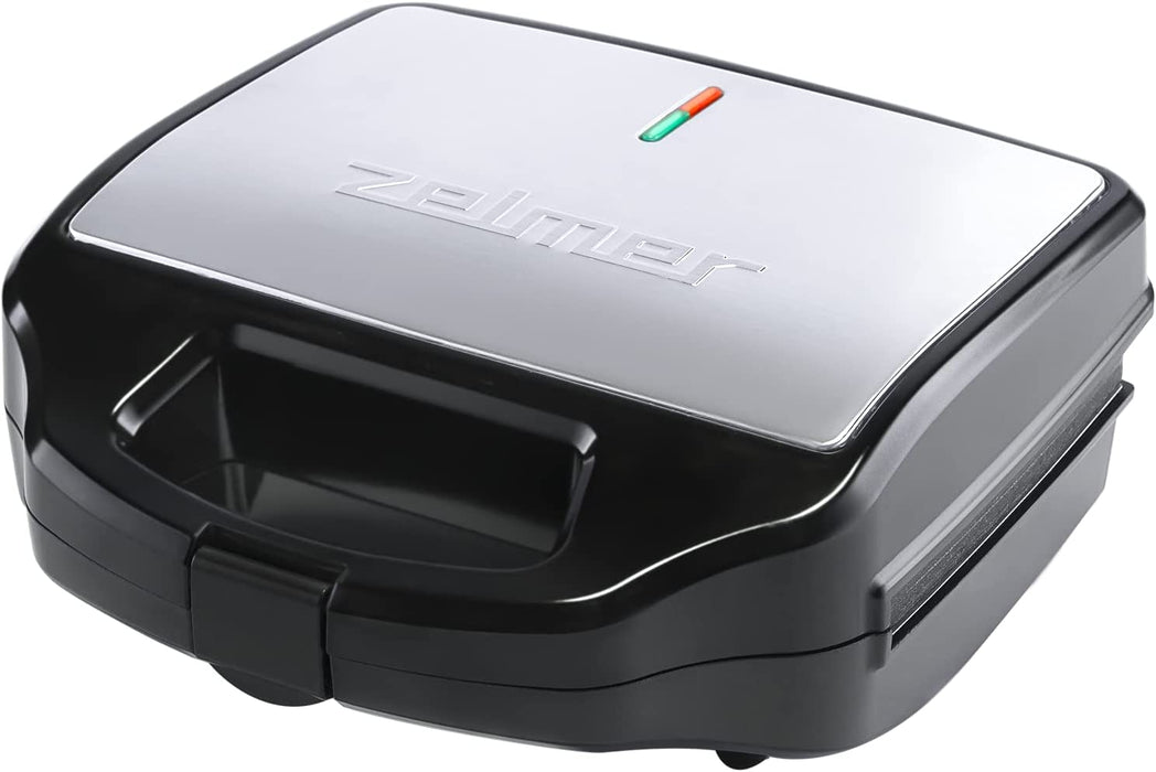 Zelmer ZSM7900 multifunction device. 3-in-1-toaster. 900 W. 3 sets replaceable panel sandwich grill waffle. BPA-free. Inoxschwarz. Schwarzinox