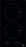 MPM 30-in-06 black worktop 52 cm zone induction hob 2 zone (N)