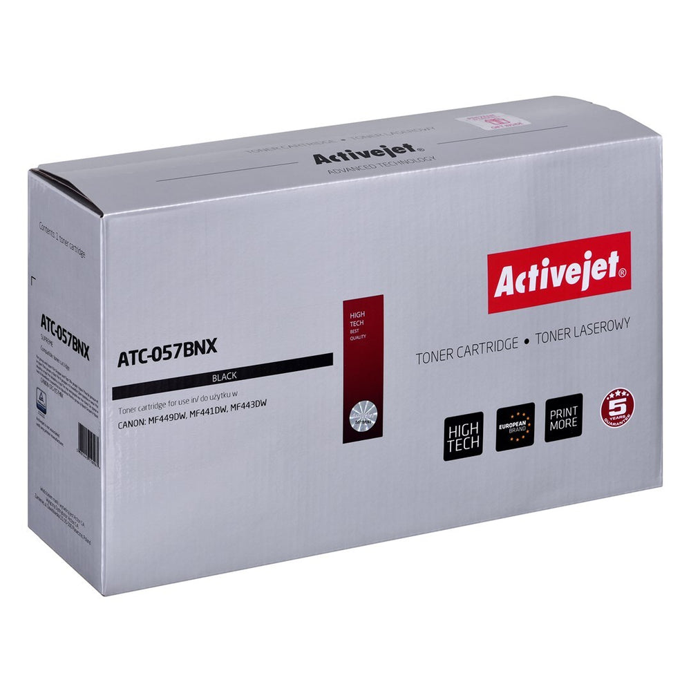 Activejet Canon CRG-057HBK compatible ink cartridge      One size