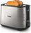 Philips Viva Collection TOaster. 2 toast slits. Bun attachment. 8 levels. Breathing function. Metal (HD265090)