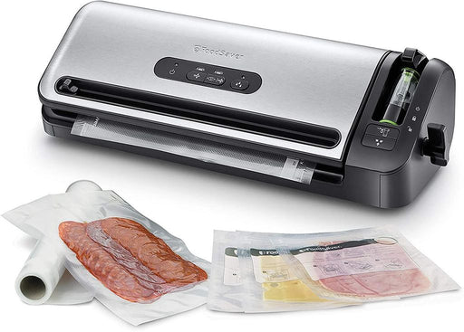 Foodsaver FFS017X vacuumer black. Stainless steel (FFS017X)