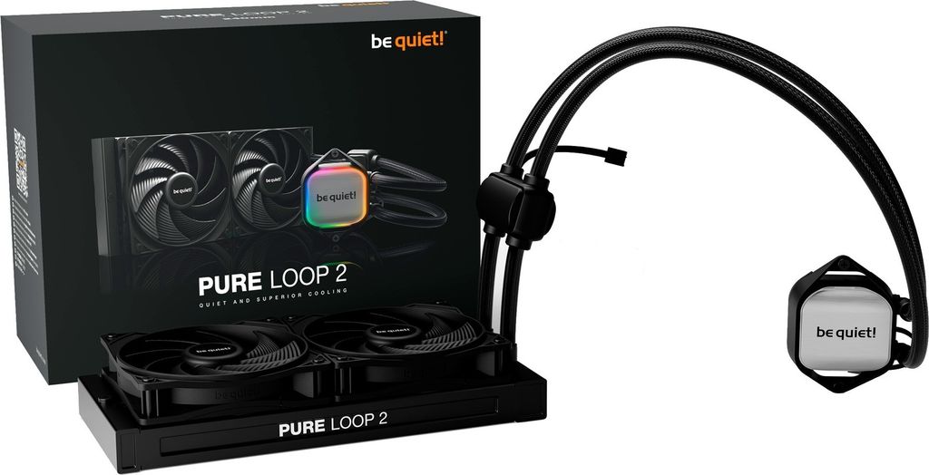 BE Quiet! Pure LOOP 2 - Processor-flocking system - K�hler size 240 mm - (for LG