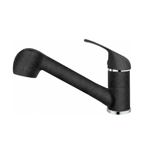 Pyramis Fido Granite Black Water tap 090920138 (black dotted color. Pull -out outlet)