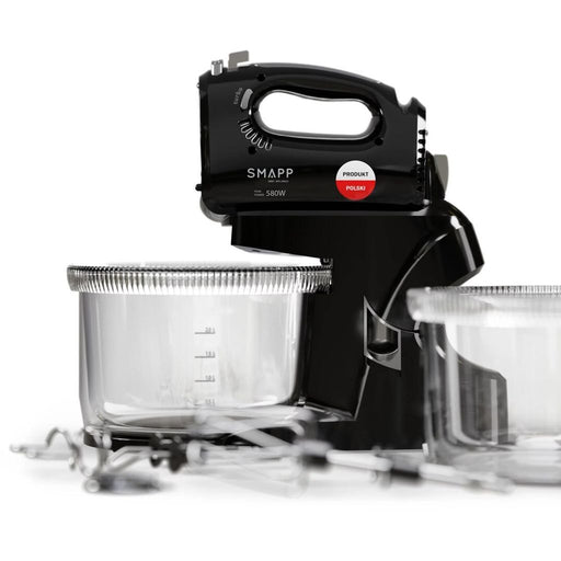 SMAPP 2-bowl hand blender black