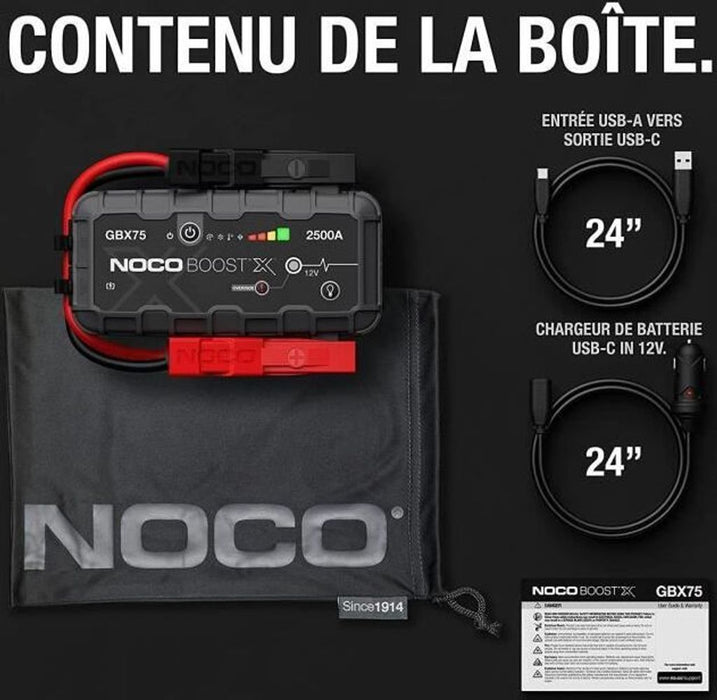 Noco GBX75 Vehicle Start Aid 2500 A (GBX75)