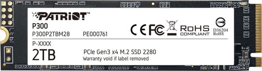 Patriot Memory P300 M2 2000 GB PCI Express 30 NVME (P300P2TBM28)
