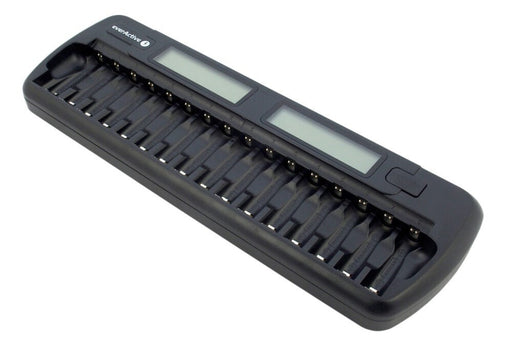 Everactive charger for 16 battery aaa aa. Fast charge - 4 hours battery set. LCD display. refresher mode. car adapter