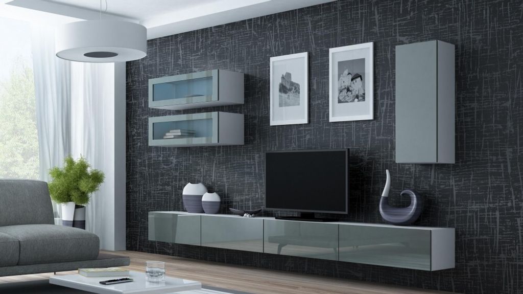 CAMA WIG90 VIGO BSZ. Showcase. Wall-assembled. Wall cabinet. 1 door (s). White. Particle board