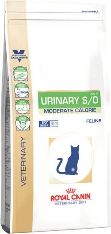 Royal Canin Urinary SO moderate Calorie. Adult. 9 kg. Antioxidants contain