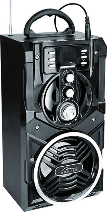 Media-Tech PartyBox BT MT3150 Portable stereo speaker black 18 W