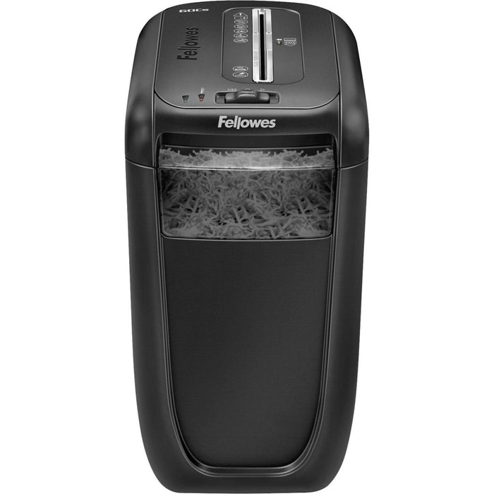 Fellowes file destroyer power shred p-60cs. Black. Particles 4 50 mm. Cutting performance 10 sheet. Absorption volume 22 (4606101)