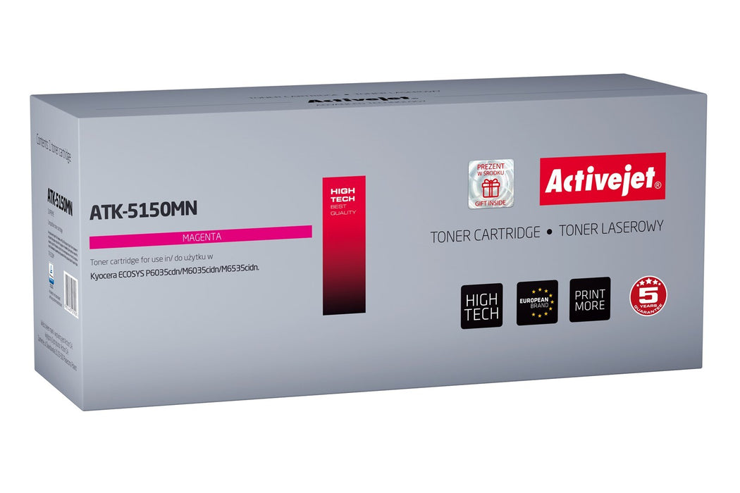 Activejet Kyocera TK-5150M compatible ink cartridge      One size