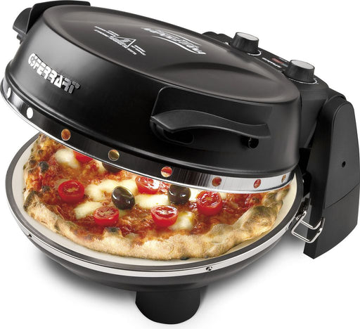 G3Ferrari G1003210    pizza oven napoletana black with 2 pizza stones