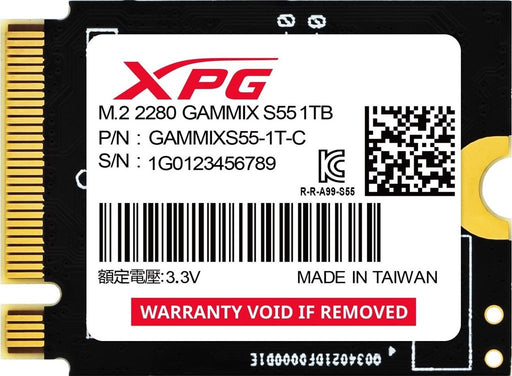 Adata Sgammixs55-1T-C Solid State M2 1 TB PCI Express 40 3D NVME (SGAMMIXS55-1T-C)