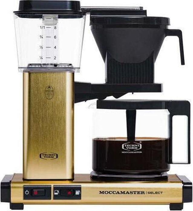 Moccamaster KBG Select coffee machine gold. 4-10 cups