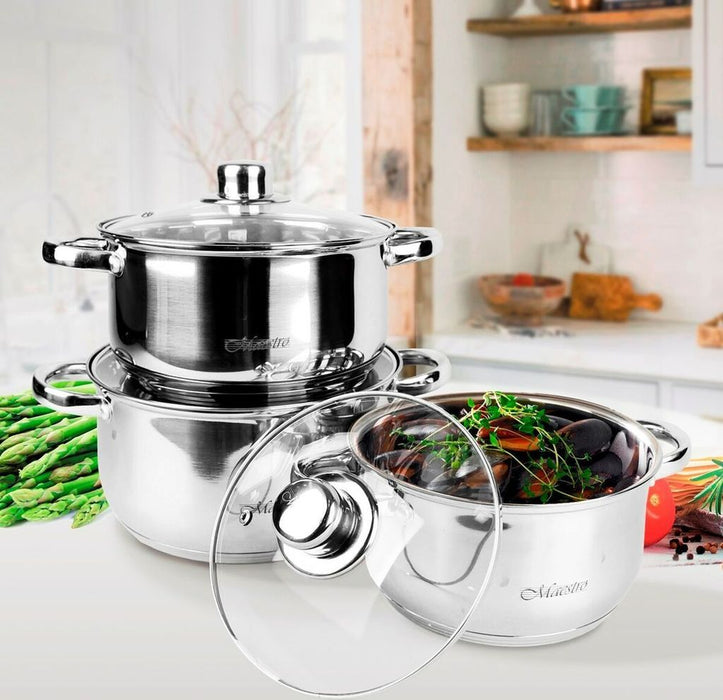 Maestro MR-2020 a set pots with 10 elements (MR-2020)