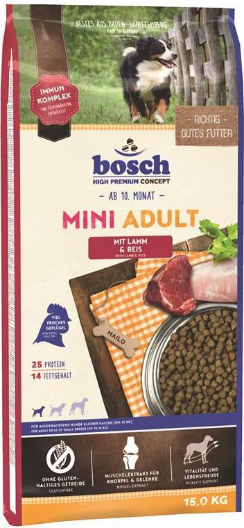 Bosch mini adult lamb \\u0026 rice - 15 kg