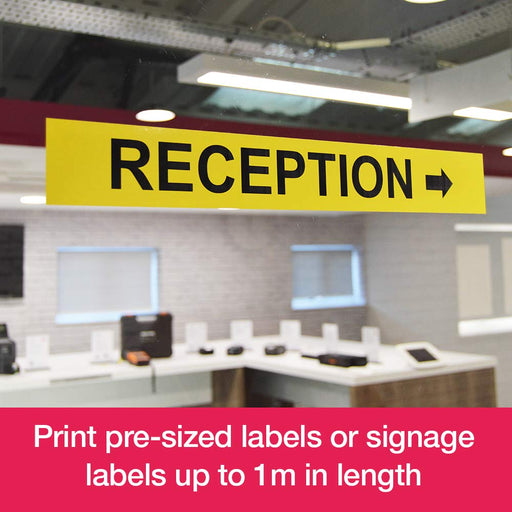 Brother QL-800 Label Printer, Address Labeller, PC Connected, Desktop, Red & Black Printing